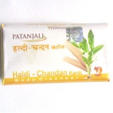 Patanjali Somya Haldi chandan Kanti - Body Cleanser Soap, 75 gm 